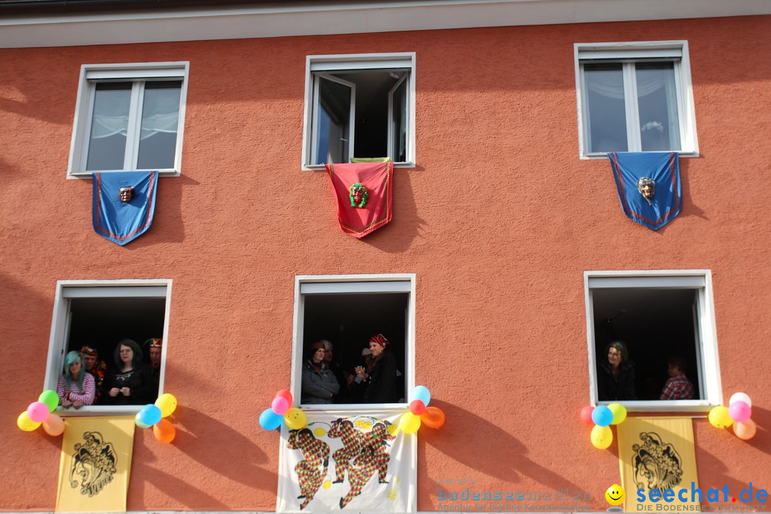 Narrenbaumstellen, Winfried Kretschmann: Stockach am Bodensee, 27.02.2014