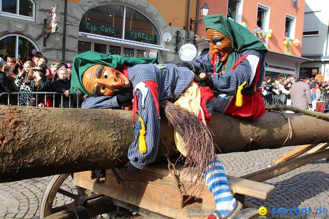 Narrenbaumstellen, Winfried Kretschmann: Stockach am Bodensee, 27.02.2014