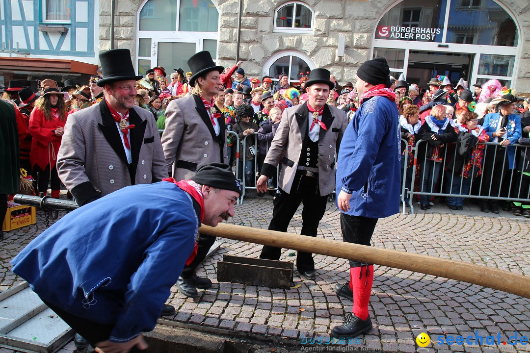 Narrenbaumstellen, Winfried Kretschmann: Stockach am Bodensee, 27.02.2014