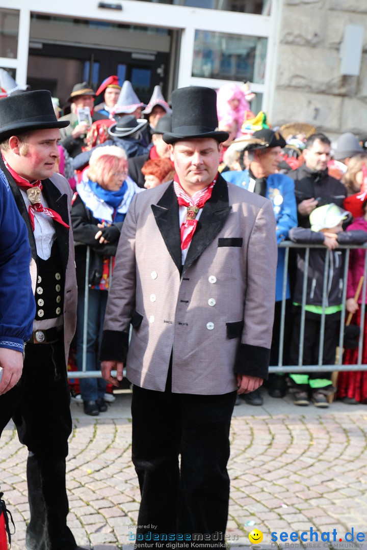 Narrenbaumstellen, Winfried Kretschmann: Stockach am Bodensee, 27.02.2014