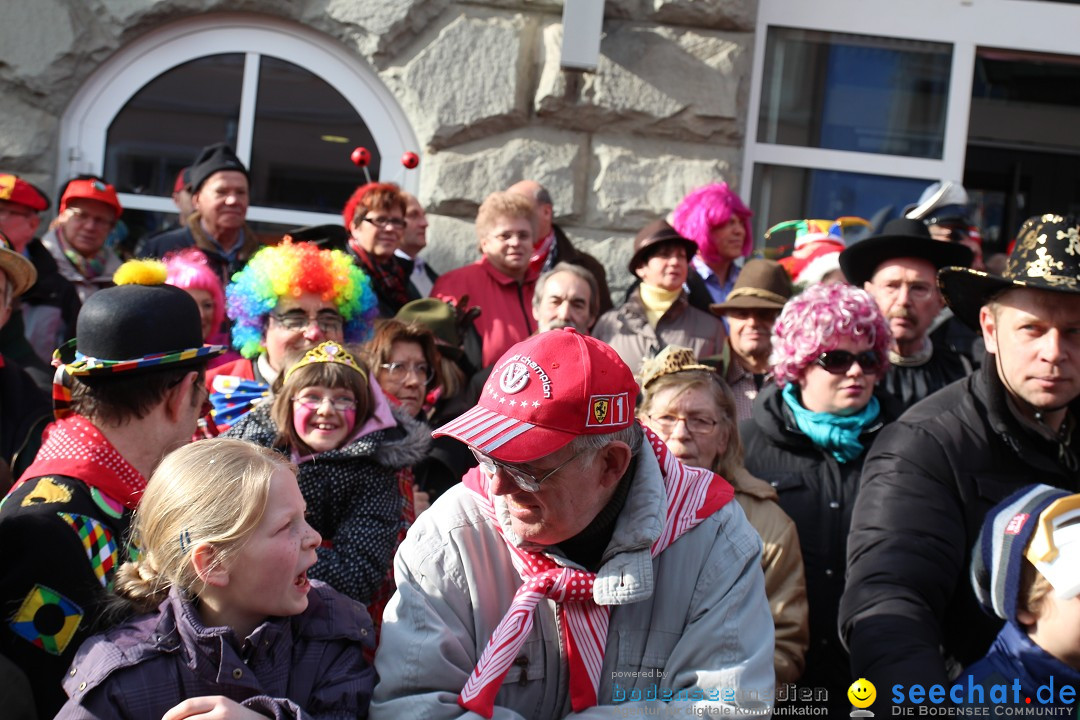 Narrenbaumstellen, Winfried Kretschmann: Stockach am Bodensee, 27.02.2014