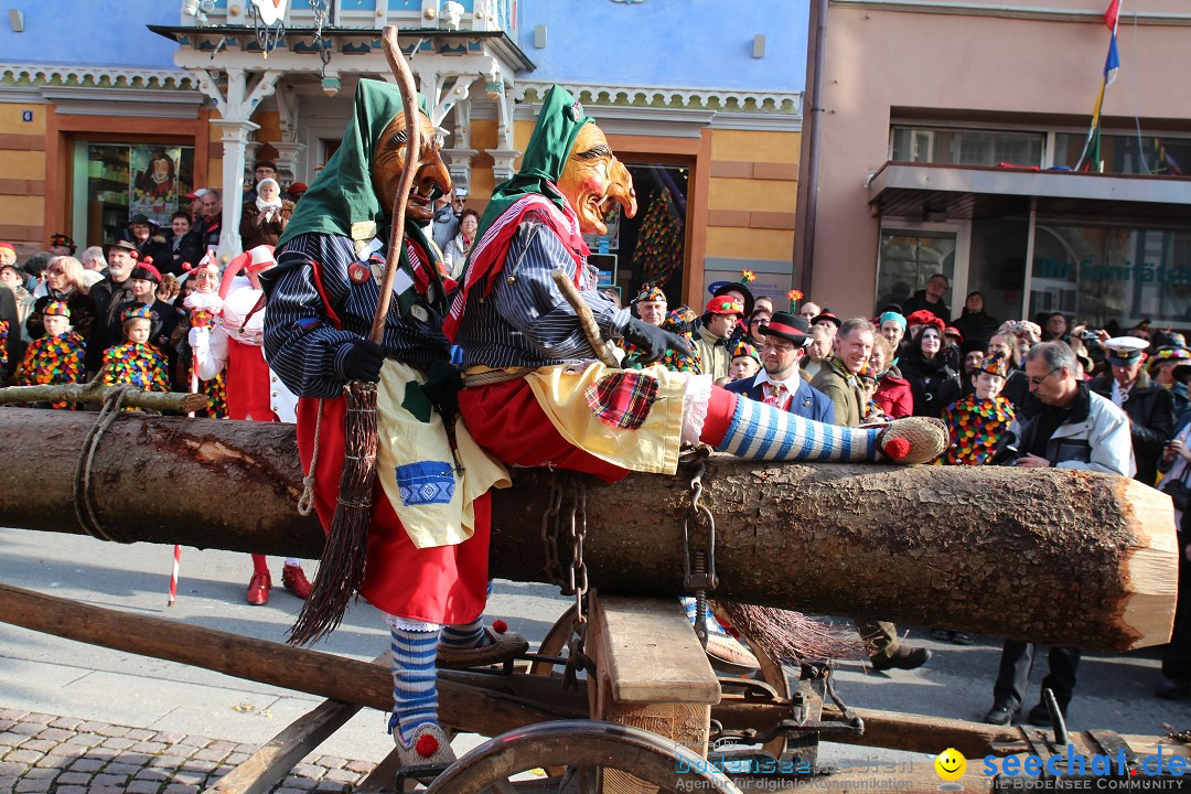 Narrenbaumstellen, Winfried Kretschmann: Stockach am Bodensee, 27.02.2014