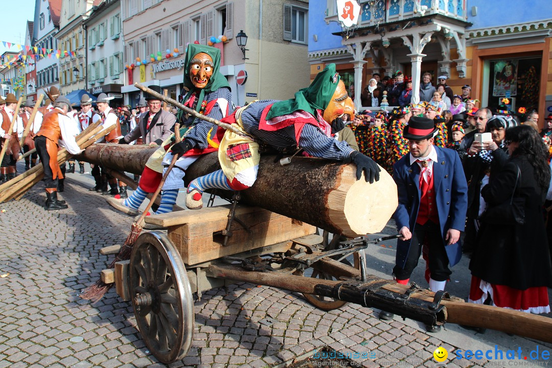 Narrenbaumstellen, Winfried Kretschmann: Stockach am Bodensee, 27.02.2014