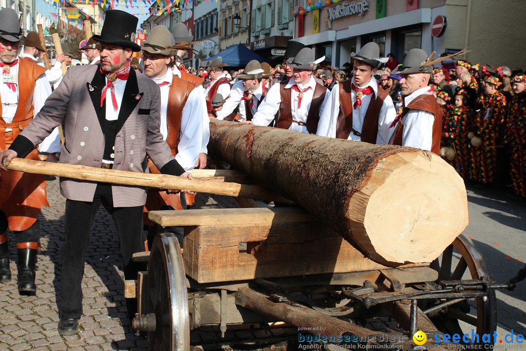 Narrenbaumstellen, Winfried Kretschmann: Stockach am Bodensee, 27.02.2014