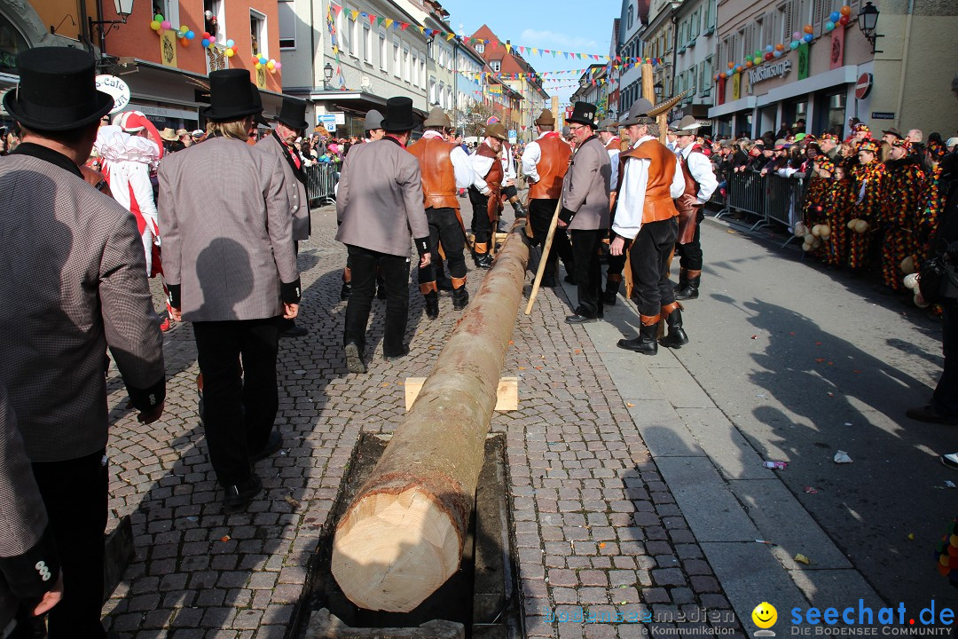 Narrenbaumstellen, Winfried Kretschmann: Stockach am Bodensee, 27.02.2014