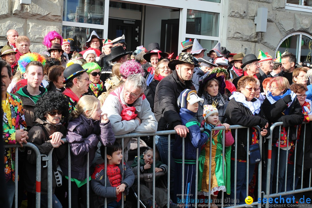 Narrenbaumstellen, Winfried Kretschmann: Stockach am Bodensee, 27.02.2014