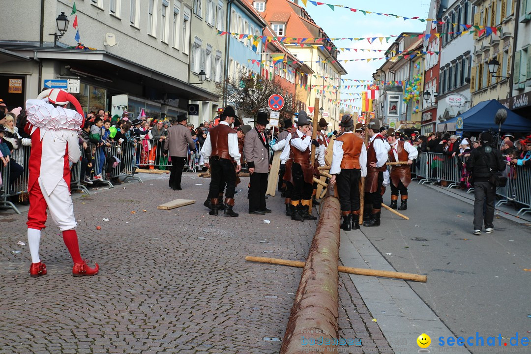 Narrenbaumstellen, Winfried Kretschmann: Stockach am Bodensee, 27.02.2014