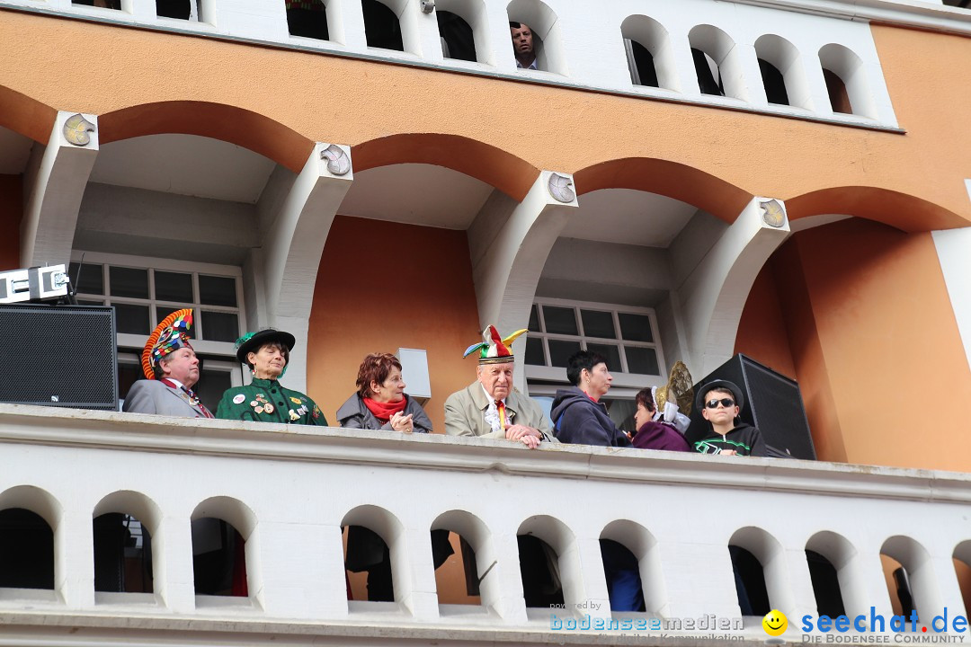 Narrenbaumstellen, Winfried Kretschmann: Stockach am Bodensee, 27.02.2014