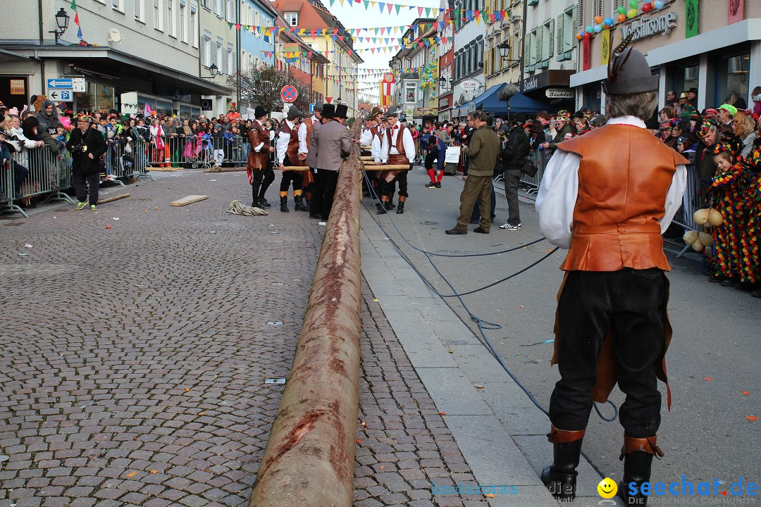 Narrenbaumstellen, Winfried Kretschmann: Stockach am Bodensee, 27.02.2014