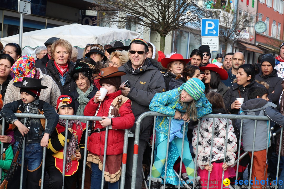 Narrenbaumstellen, Winfried Kretschmann: Stockach am Bodensee, 27.02.2014