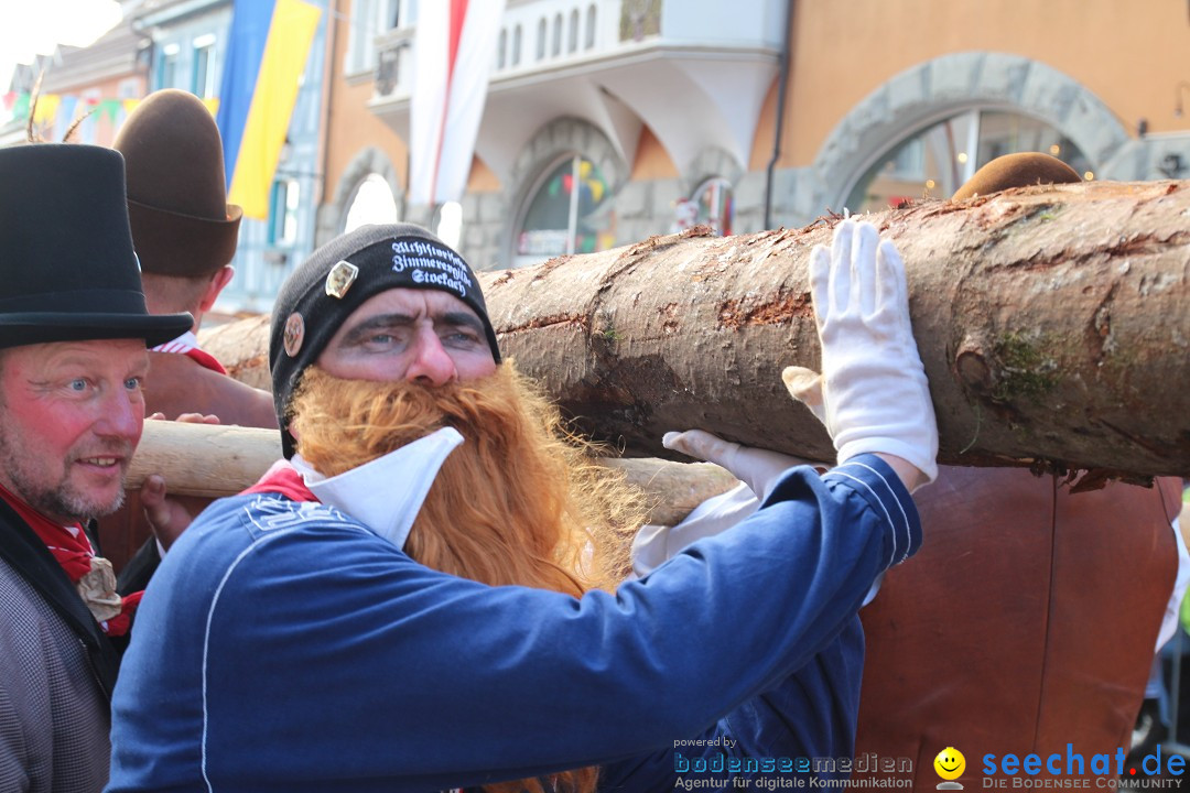 Narrenbaumstellen, Winfried Kretschmann: Stockach am Bodensee, 27.02.2014