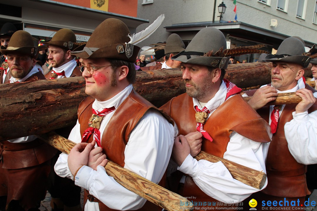 Narrenbaumstellen, Winfried Kretschmann: Stockach am Bodensee, 27.02.2014