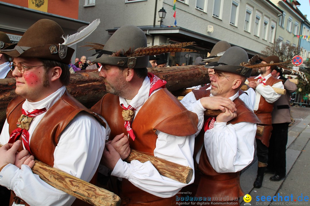 Narrenbaumstellen, Winfried Kretschmann: Stockach am Bodensee, 27.02.2014