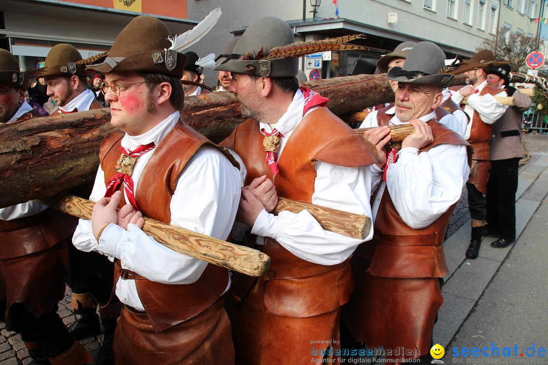 Narrenbaumstellen, Winfried Kretschmann: Stockach am Bodensee, 27.02.2014