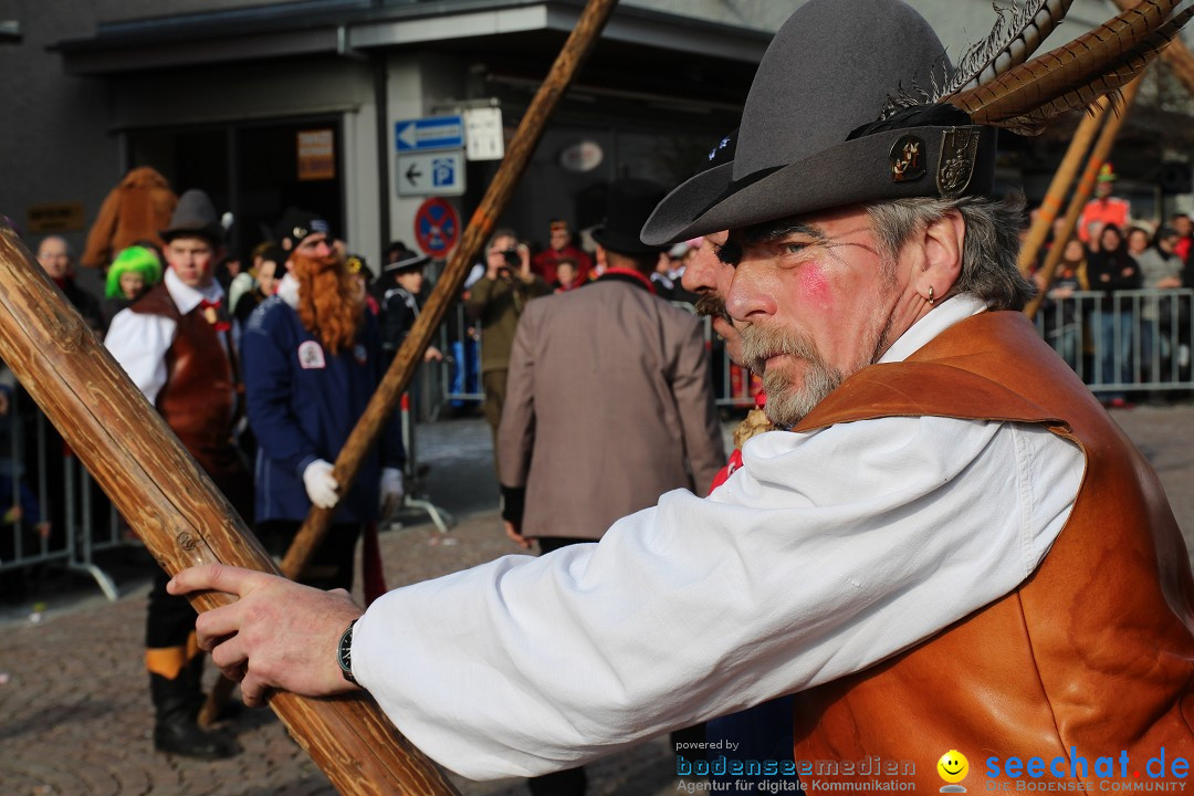 Narrenbaumstellen, Winfried Kretschmann: Stockach am Bodensee, 27.02.2014