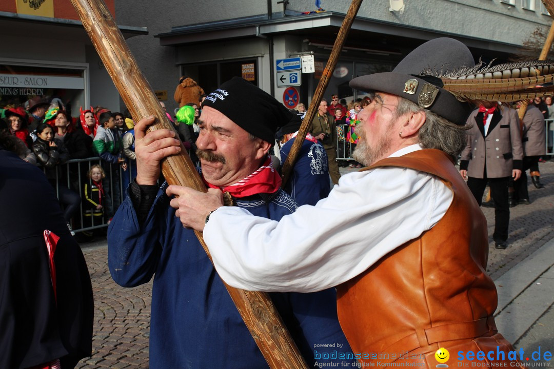 Narrenbaumstellen, Winfried Kretschmann: Stockach am Bodensee, 27.02.2014