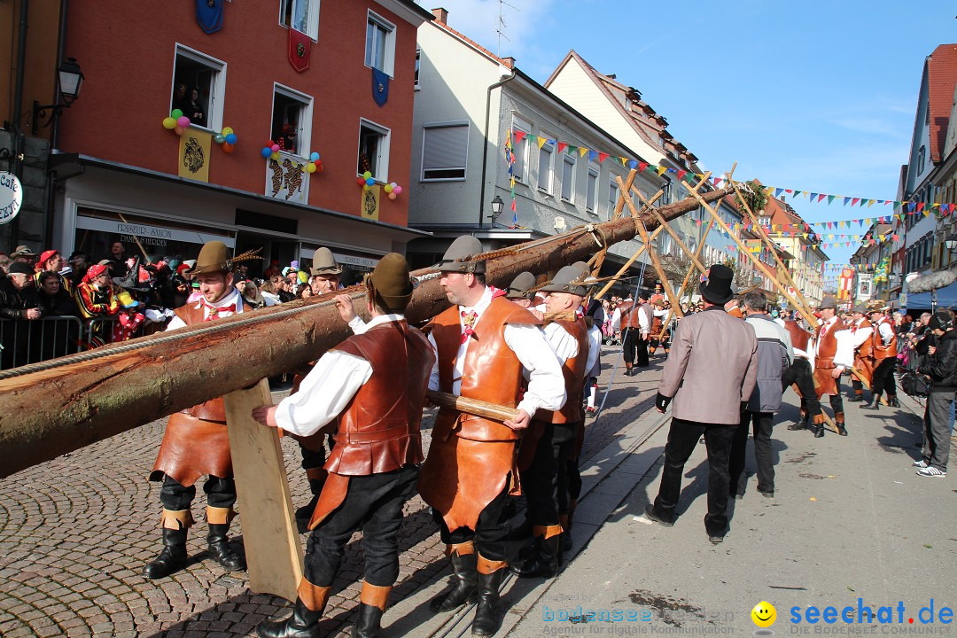 Narrenbaumstellen, Winfried Kretschmann: Stockach am Bodensee, 27.02.2014