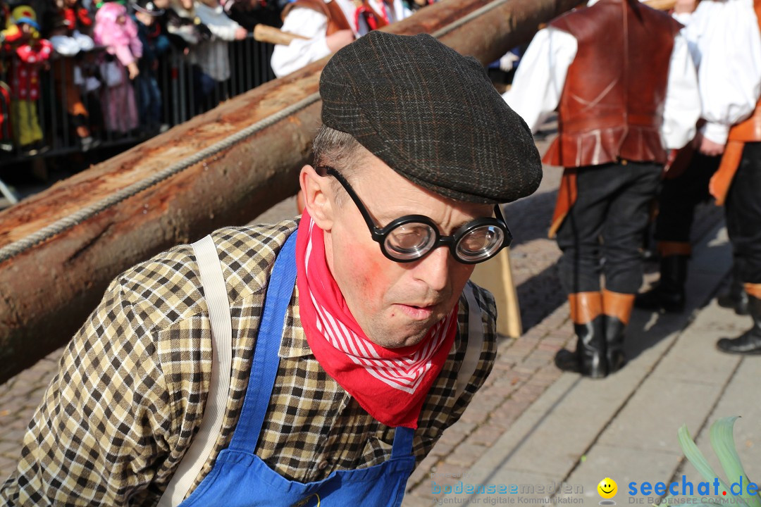 Narrenbaumstellen, Winfried Kretschmann: Stockach am Bodensee, 27.02.2014