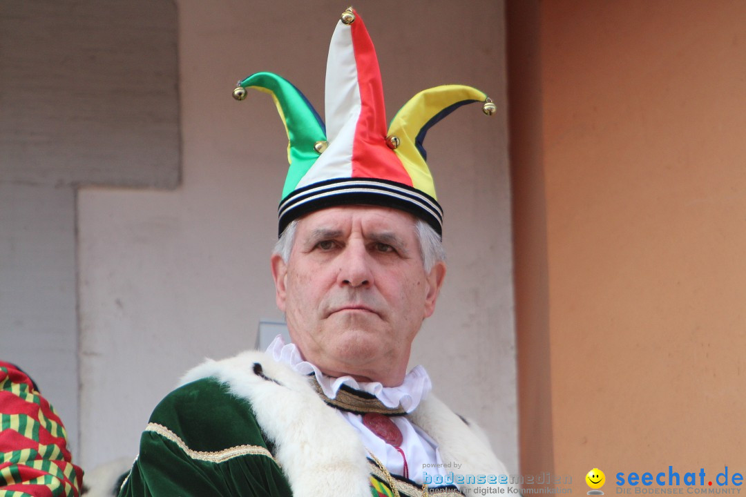 Narrenbaumstellen, Winfried Kretschmann: Stockach am Bodensee, 27.02.2014