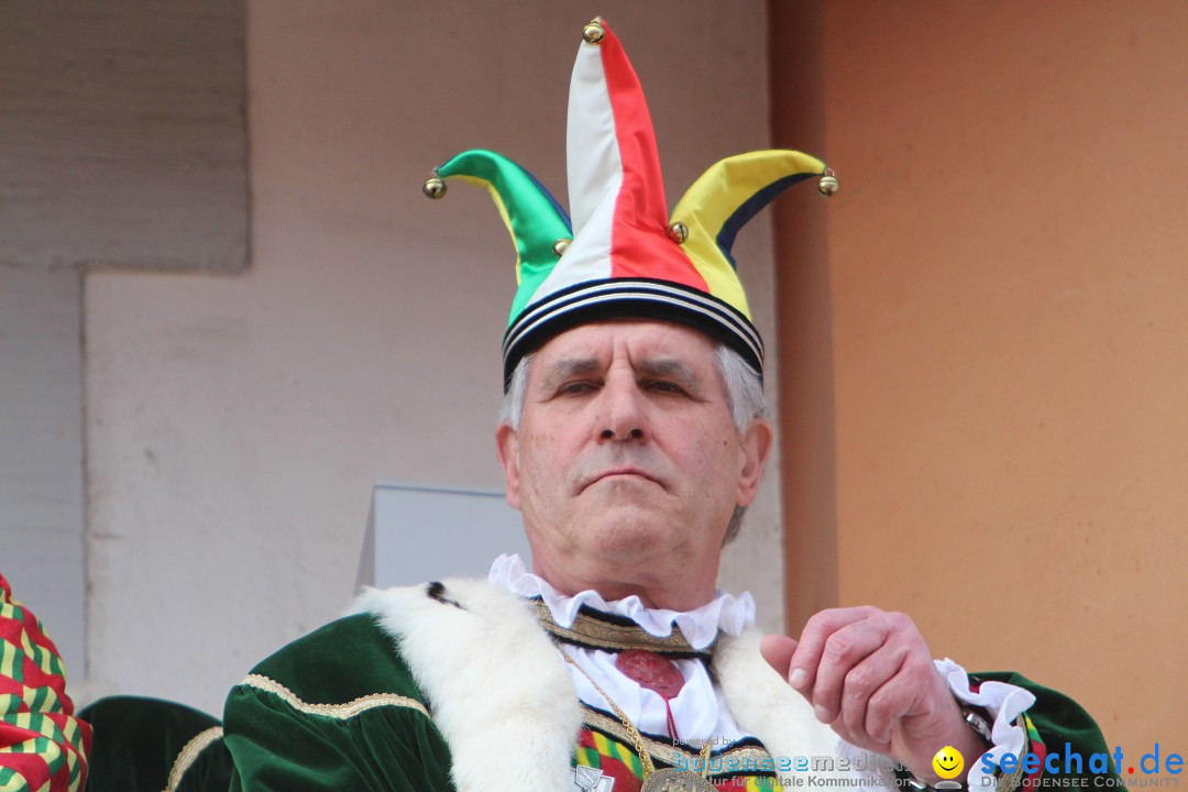 Narrenbaumstellen, Winfried Kretschmann: Stockach am Bodensee, 27.02.2014