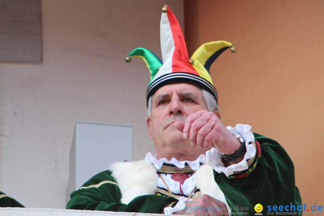 Narrenbaumstellen, Winfried Kretschmann: Stockach am Bodensee, 27.02.2014