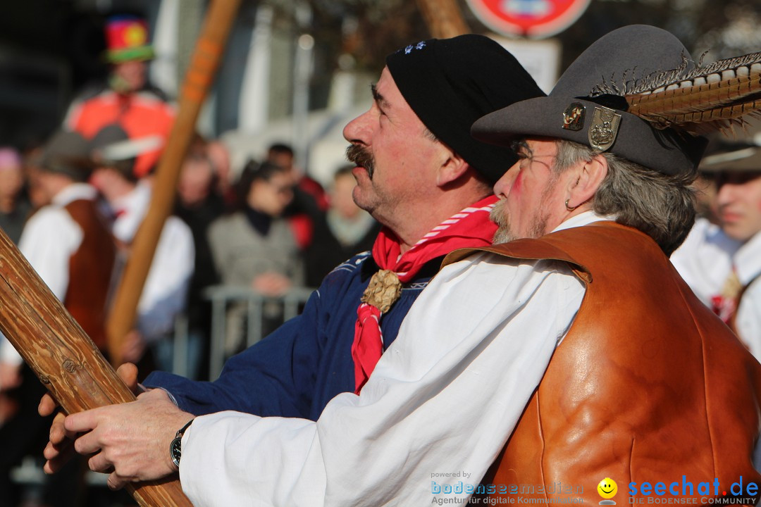 Narrenbaumstellen, Winfried Kretschmann: Stockach am Bodensee, 27.02.2014