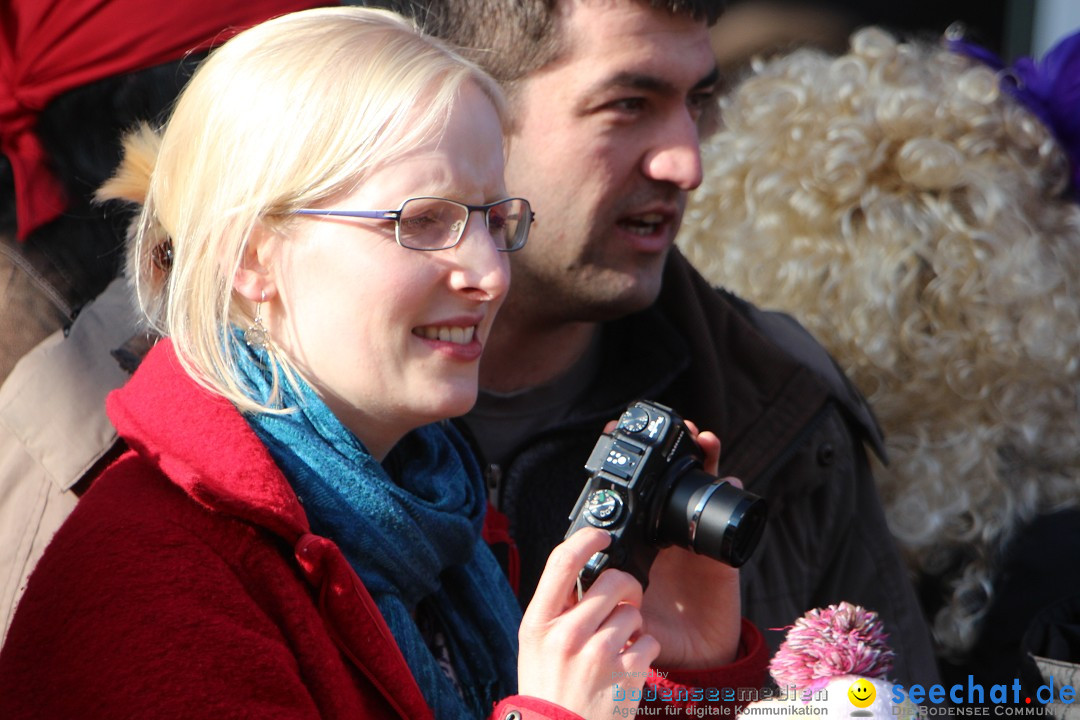 Narrenbaumstellen, Winfried Kretschmann: Stockach am Bodensee, 27.02.2014