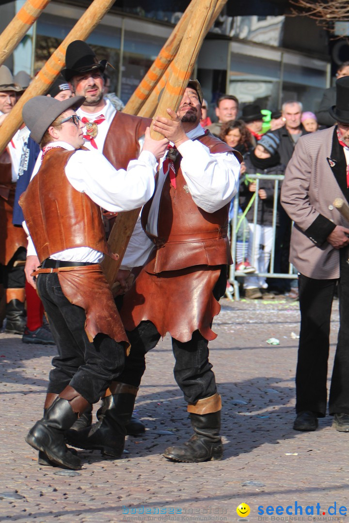 Narrenbaumstellen, Winfried Kretschmann: Stockach am Bodensee, 27.02.2014