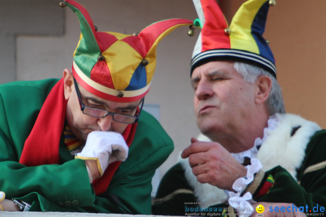 Narrenbaumstellen, Winfried Kretschmann: Stockach am Bodensee, 27.02.2014