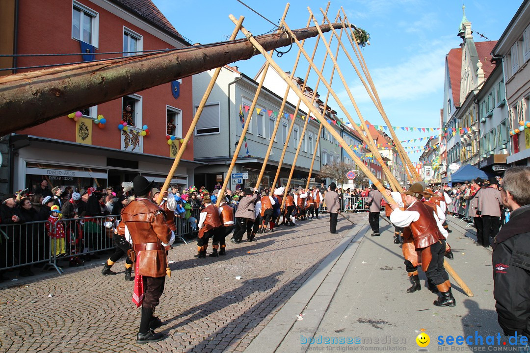 Narrenbaumstellen, Winfried Kretschmann: Stockach am Bodensee, 27.02.2014