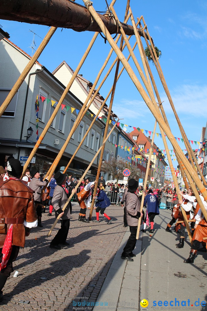 Narrenbaumstellen, Winfried Kretschmann: Stockach am Bodensee, 27.02.2014