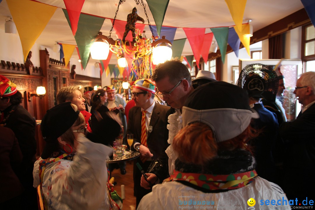 Narrenbaumstellen, Winfried Kretschmann: Stockach am Bodensee, 27.02.2014