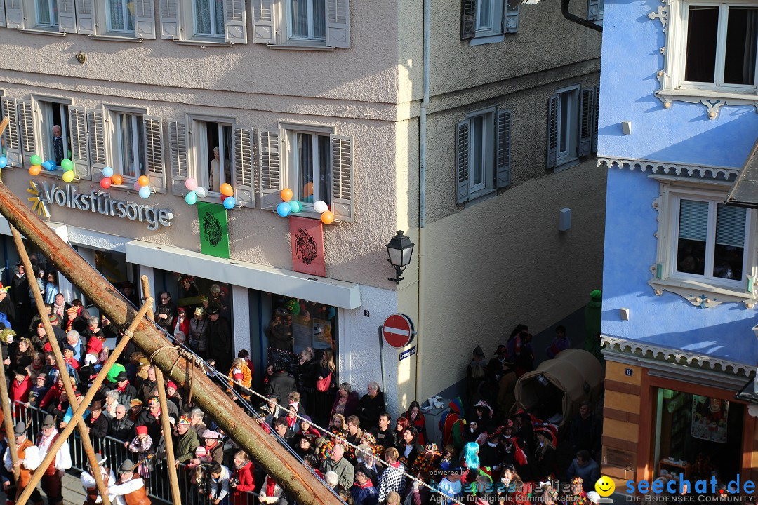 Narrenbaumstellen, Winfried Kretschmann: Stockach am Bodensee, 27.02.2014