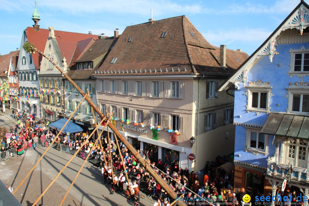 Narrenbaumstellen, Winfried Kretschmann: Stockach am Bodensee, 27.02.2014