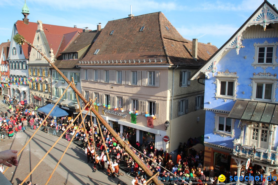 Narrenbaumstellen, Winfried Kretschmann: Stockach am Bodensee, 27.02.2014