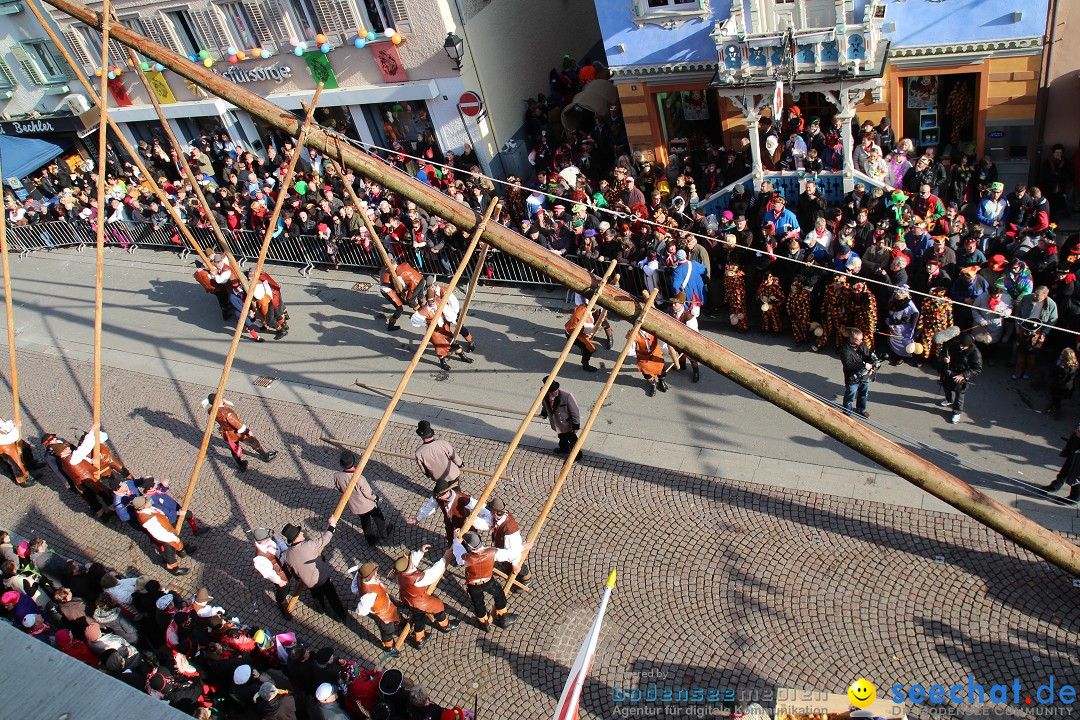 Narrenbaumstellen, Winfried Kretschmann: Stockach am Bodensee, 27.02.2014