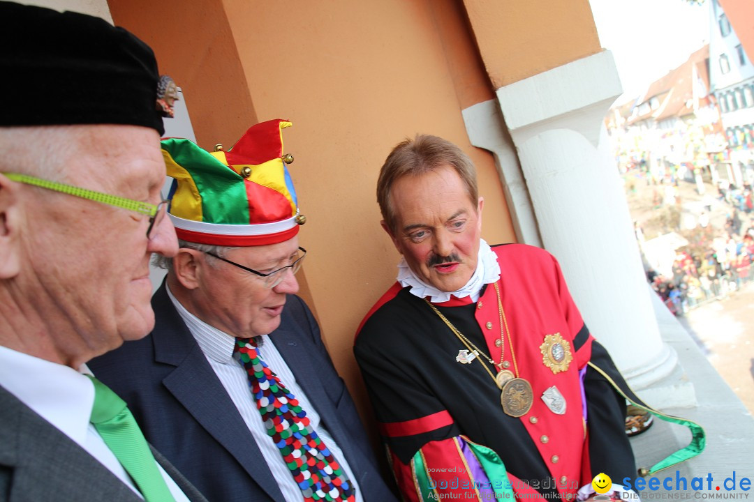 Narrenbaumstellen, Winfried Kretschmann: Stockach am Bodensee, 27.02.2014