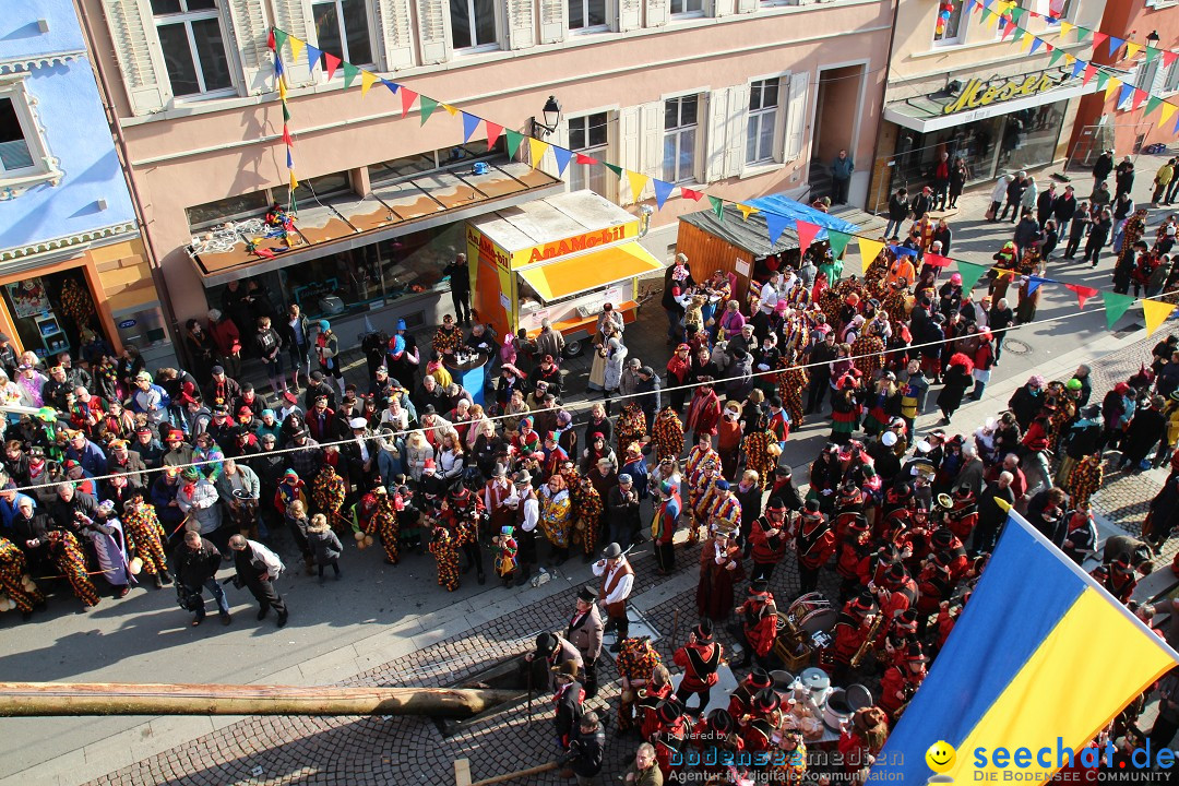 Narrenbaumstellen, Winfried Kretschmann: Stockach am Bodensee, 27.02.2014