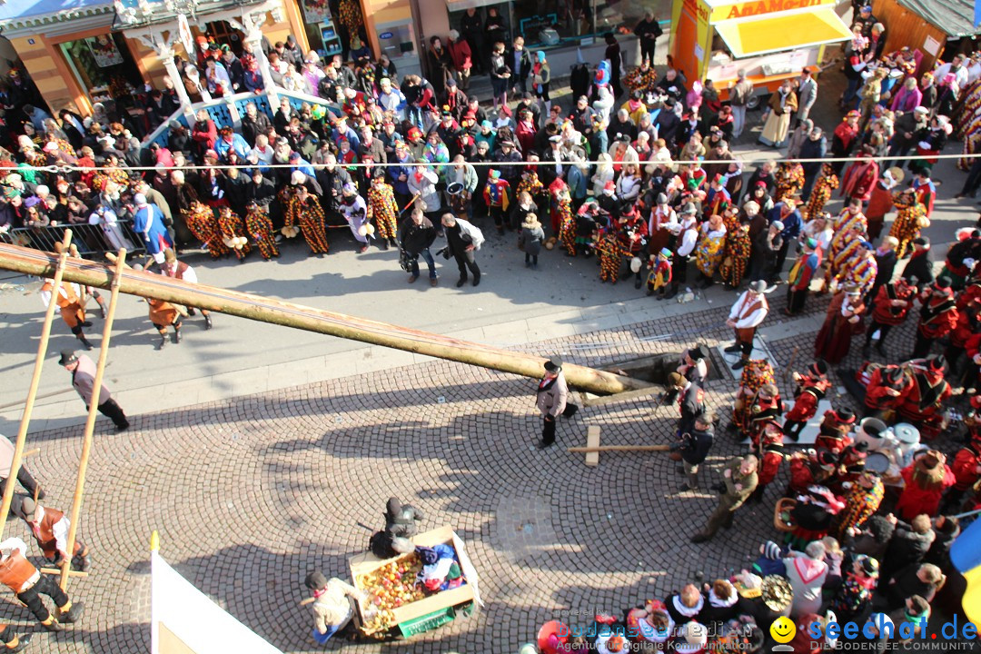 Narrenbaumstellen, Winfried Kretschmann: Stockach am Bodensee, 27.02.2014