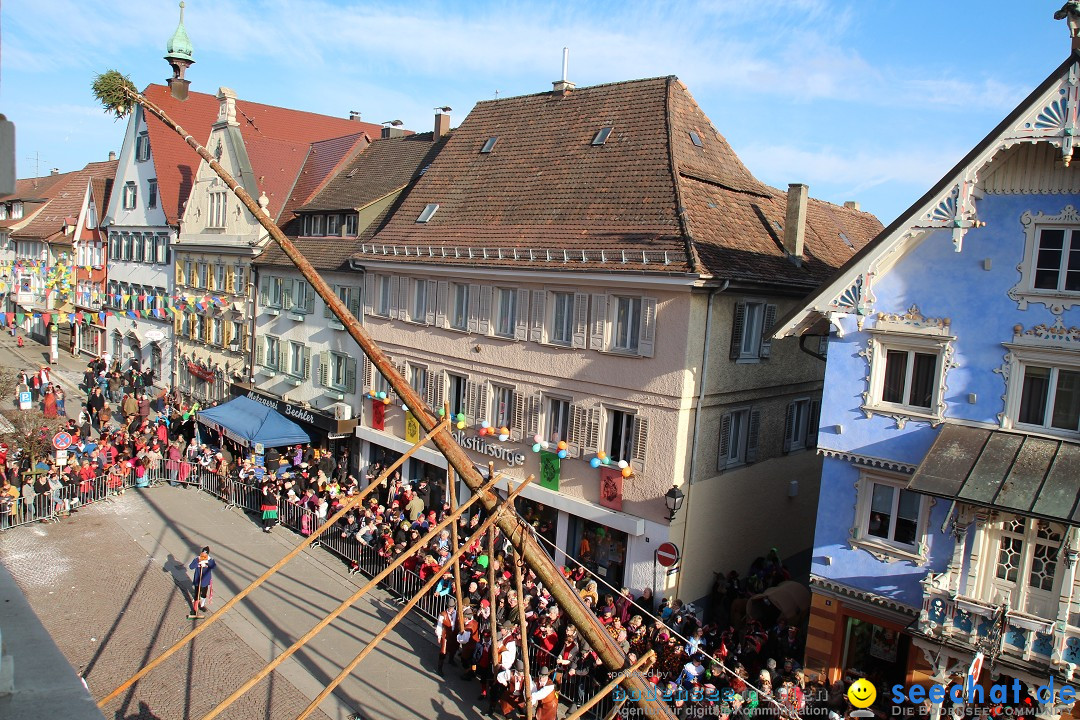 Narrenbaumstellen, Winfried Kretschmann: Stockach am Bodensee, 27.02.2014