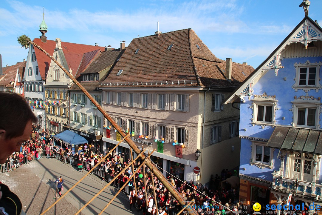 Narrenbaumstellen, Winfried Kretschmann: Stockach am Bodensee, 27.02.2014