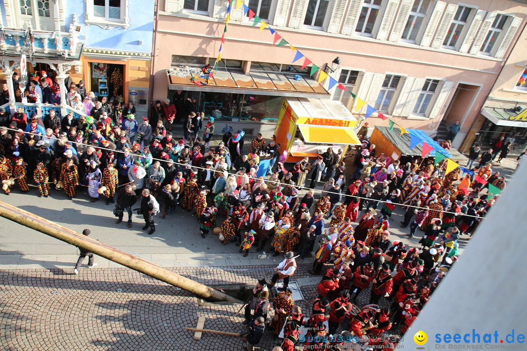 Narrenbaumstellen, Winfried Kretschmann: Stockach am Bodensee, 27.02.2014