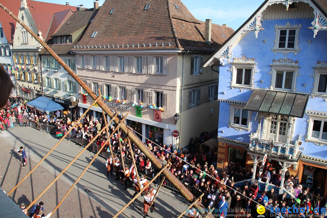 Narrenbaumstellen, Winfried Kretschmann: Stockach am Bodensee, 27.02.2014