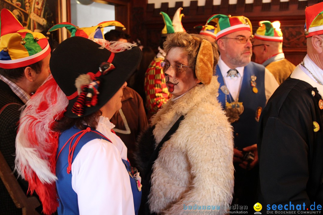 Narrenbaumstellen, Winfried Kretschmann: Stockach am Bodensee, 27.02.2014