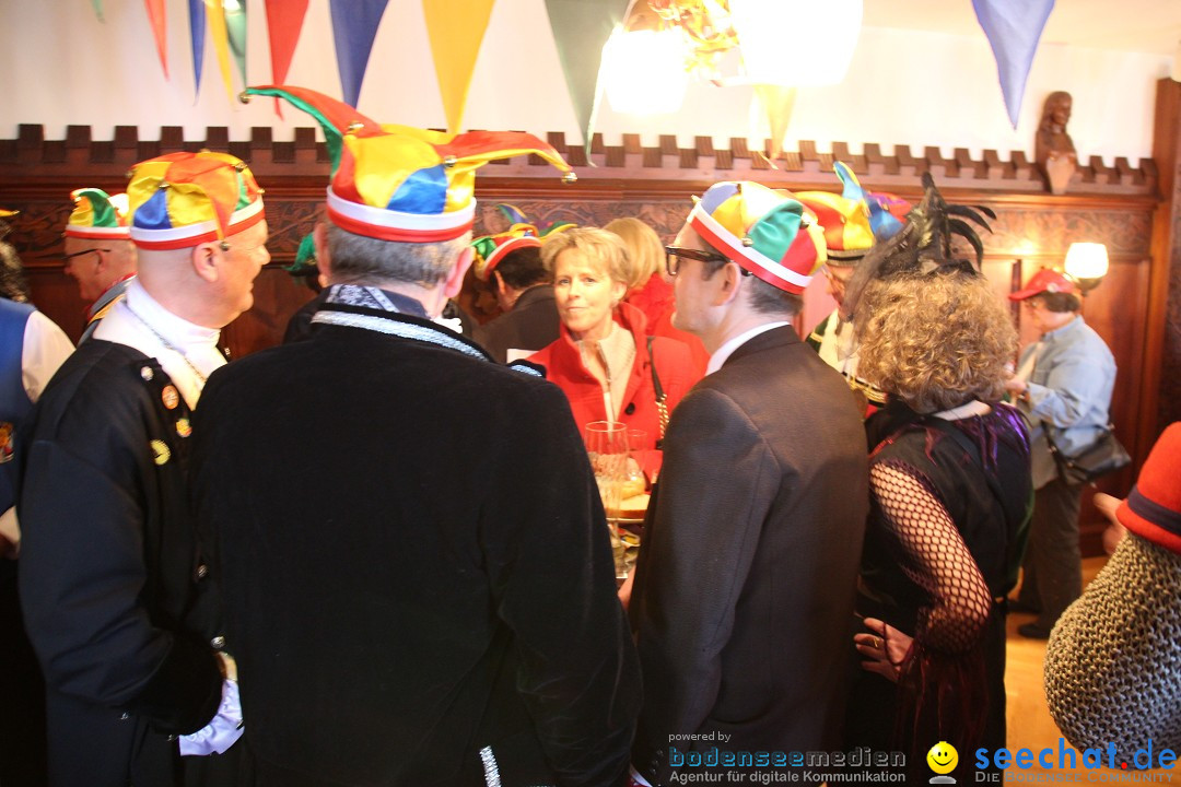 Narrenbaumstellen, Winfried Kretschmann: Stockach am Bodensee, 27.02.2014