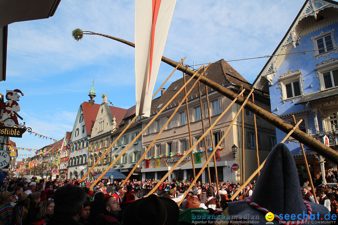 Narrenbaumstellen, Winfried Kretschmann: Stockach am Bodensee, 27.02.2014