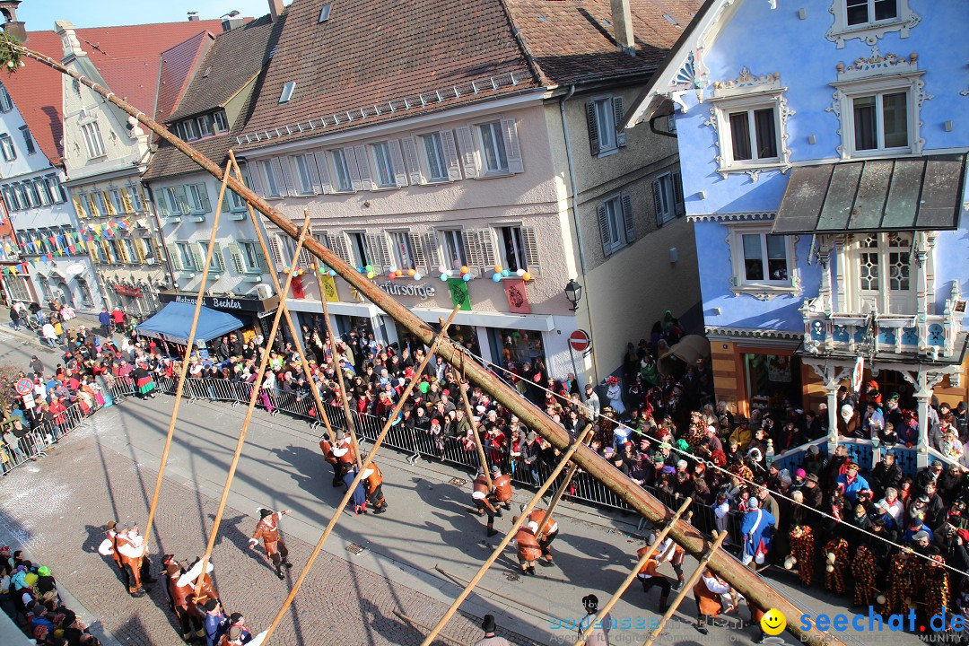 Narrenbaumstellen, Winfried Kretschmann: Stockach am Bodensee, 27.02.2014