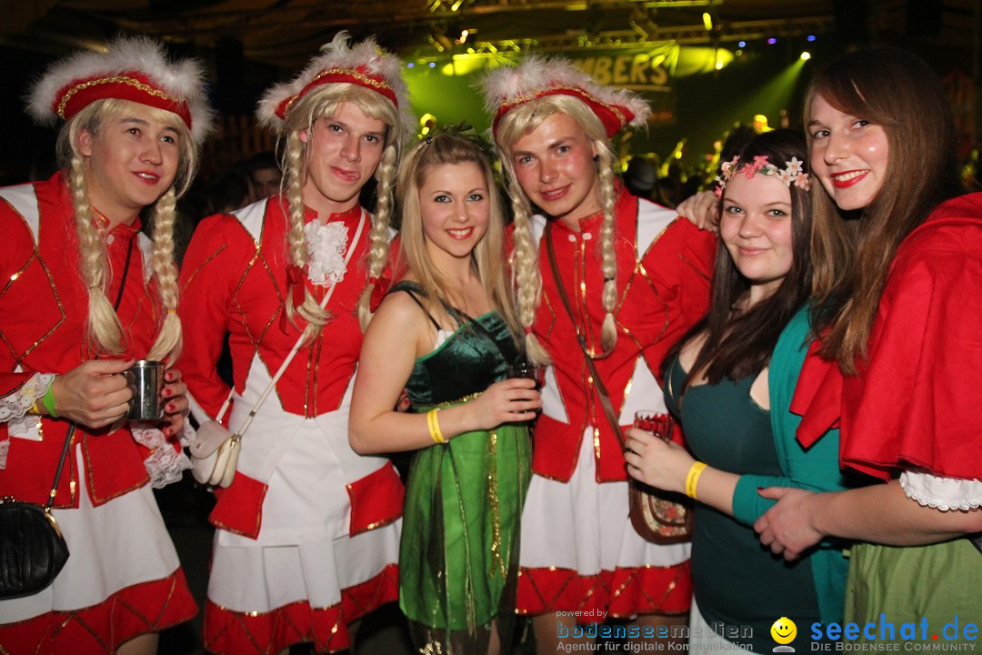 Weiberball - Fasnet in Wetzisreute bei Ravensburg am Bodensee, 27.02.2014