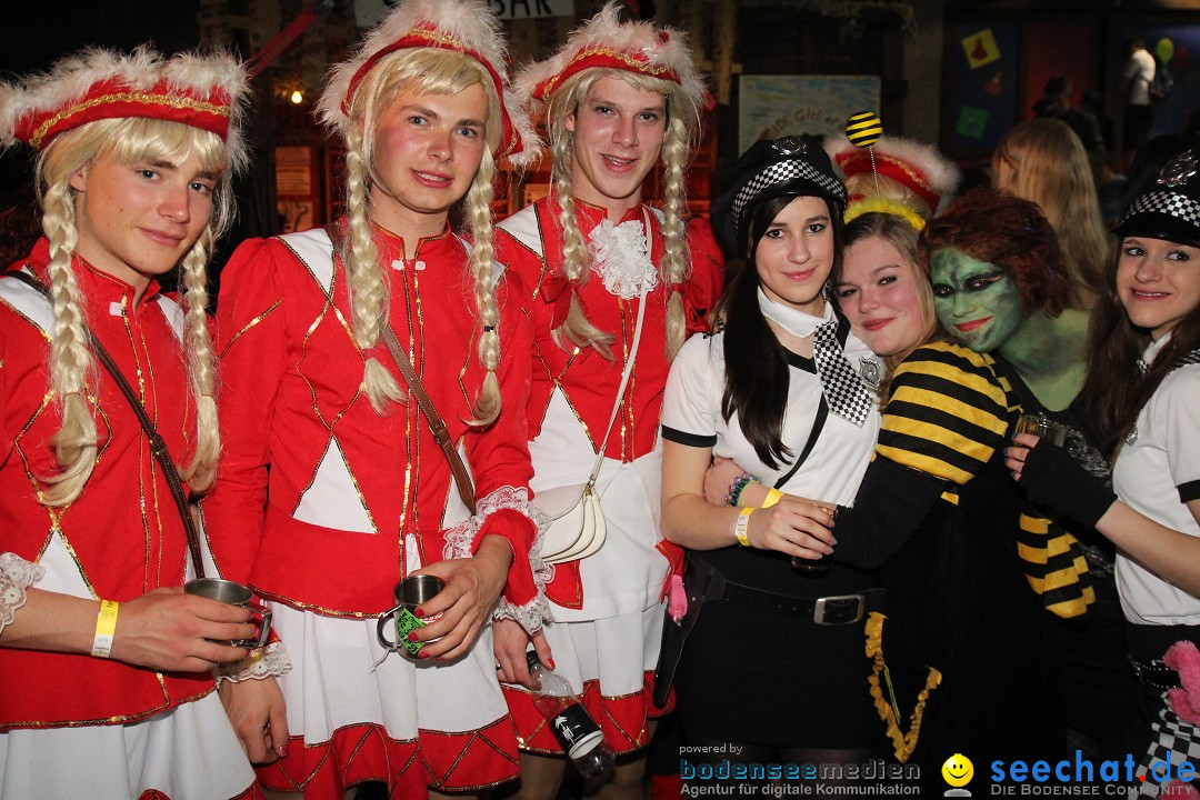 Weiberball - Fasnet in Wetzisreute bei Ravensburg am Bodensee, 27.02.2014