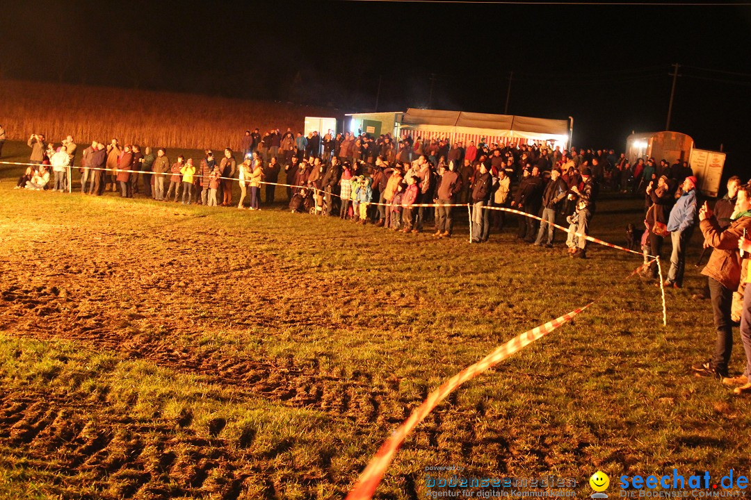 Funkenfeuer Fasnet - Ursaul bei Stockach am Bodensee, 09.03.2014